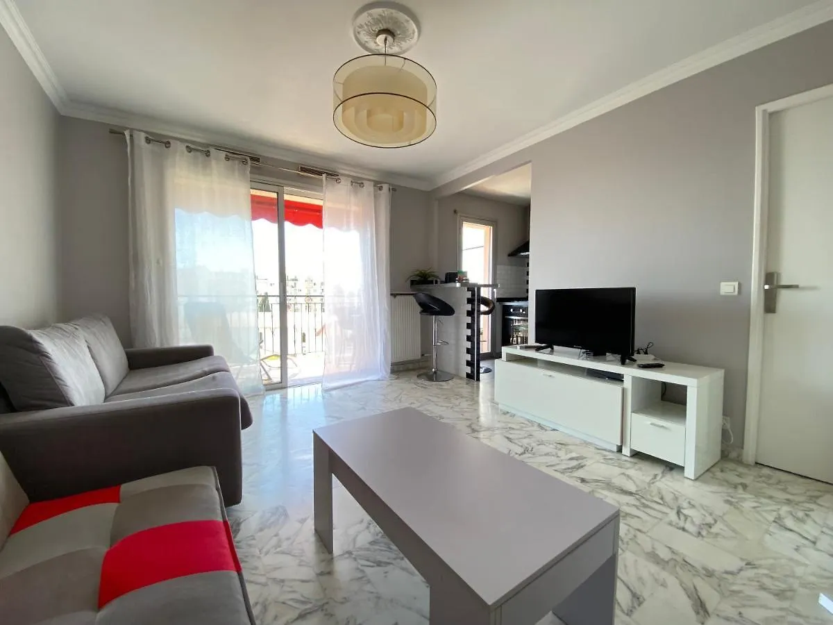 Daire Stylish Modern Beach Studio Nice Fransa