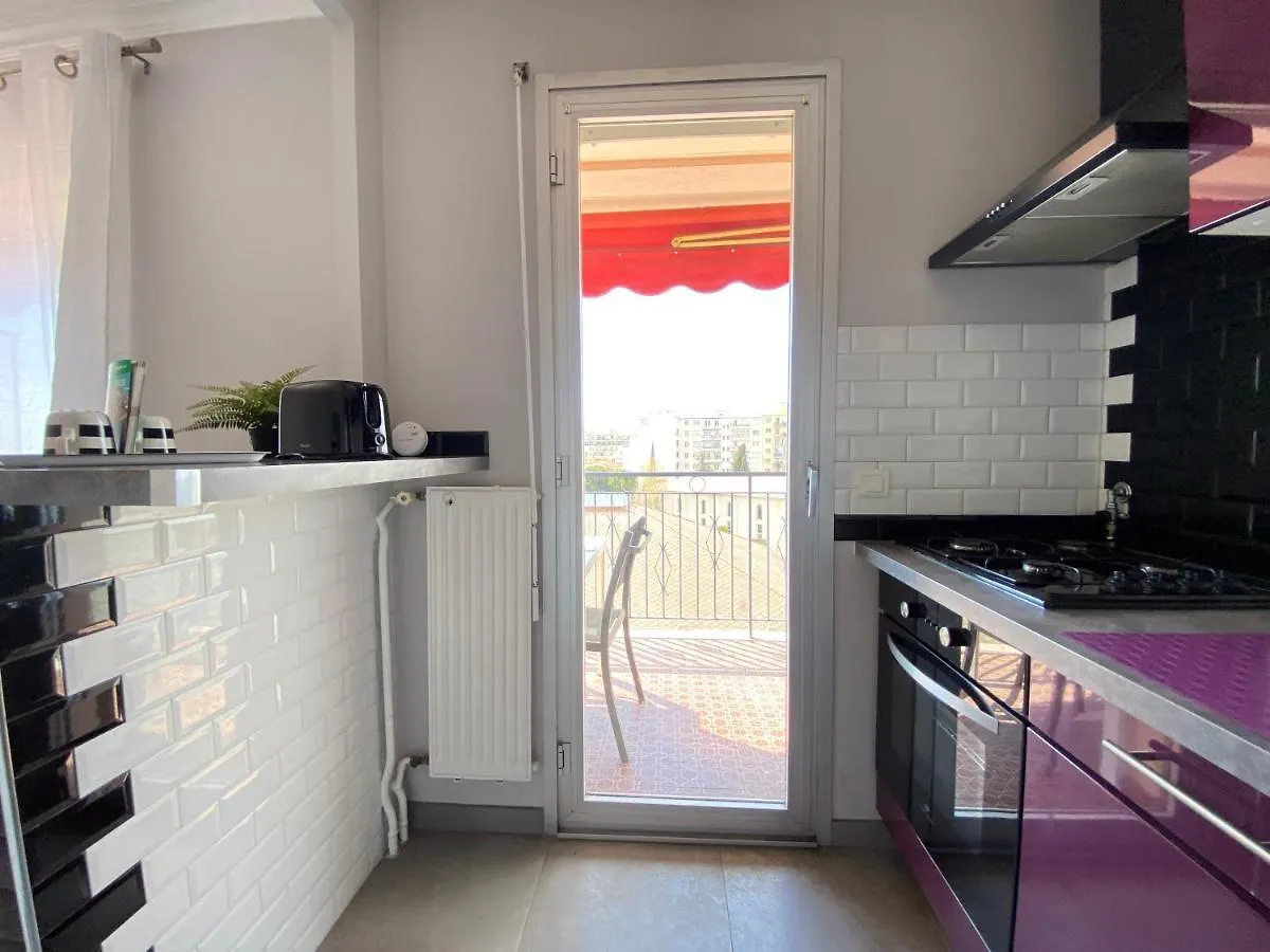 Stylish Modern Beach Studio Nice 0*,  France